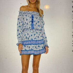 Sylvia off the shoulder mini dress